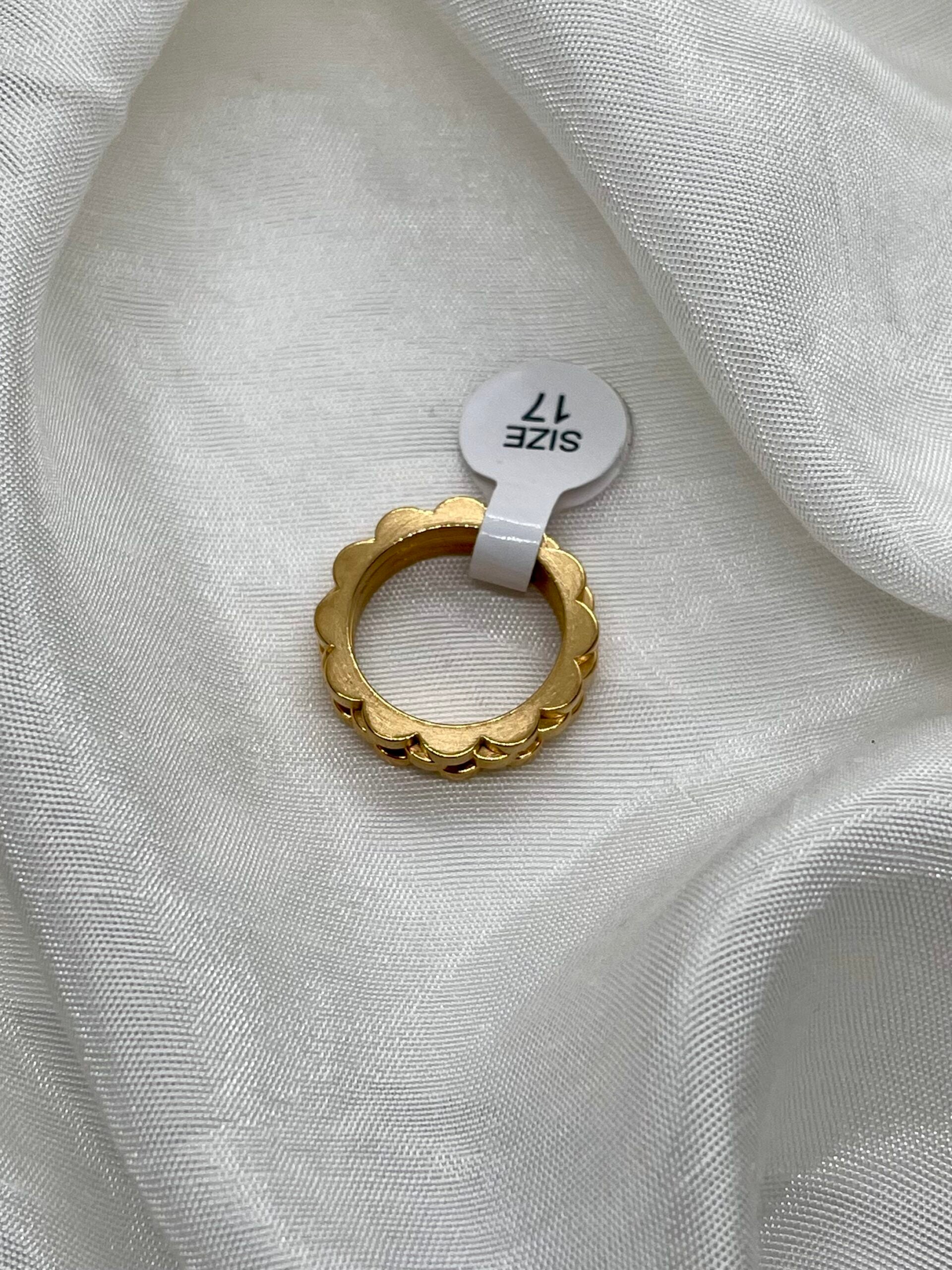 Tennis Gold Ring