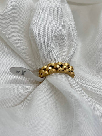 Tennis Gold Ring
