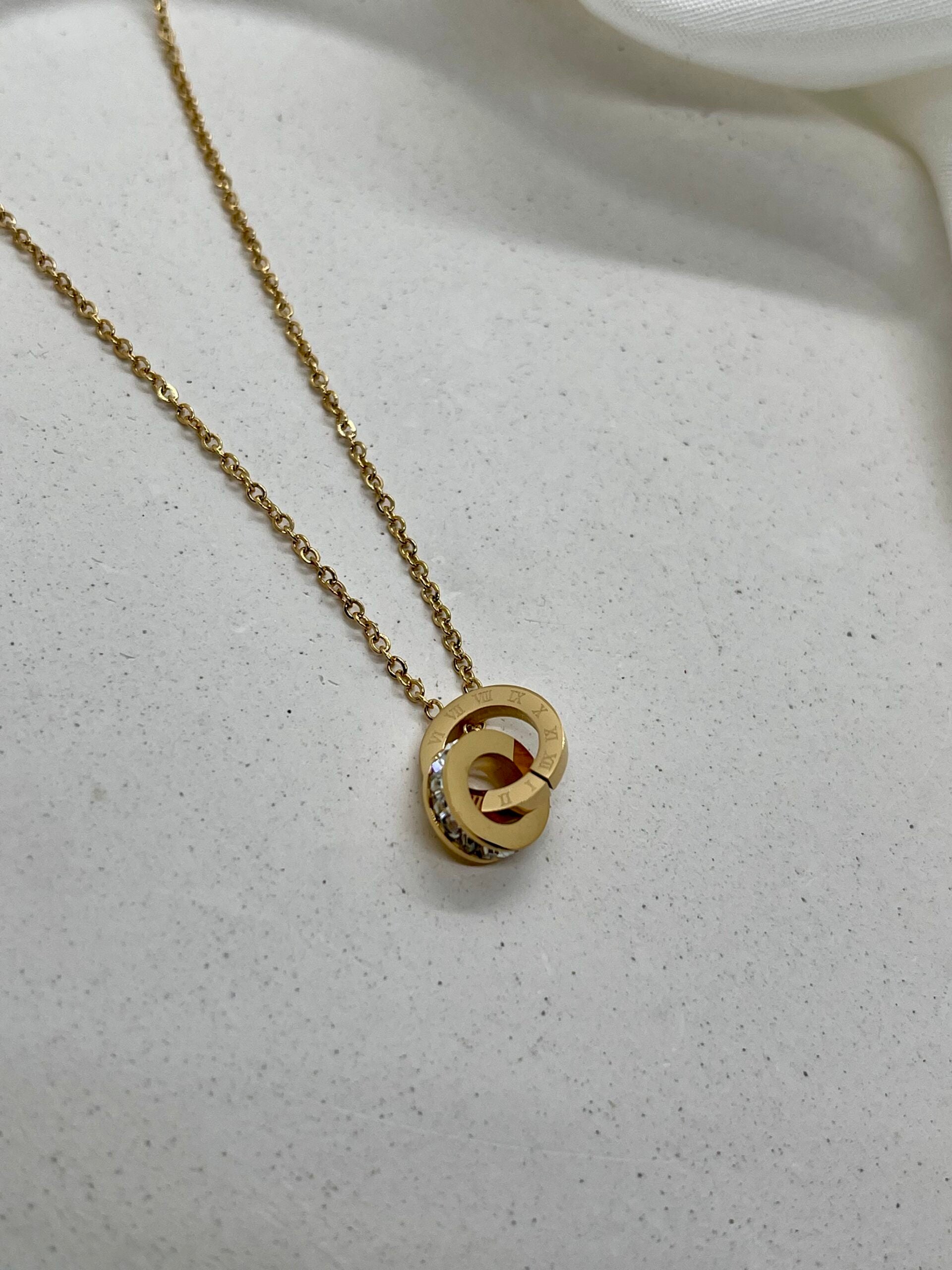 Roman Numerals Pendant