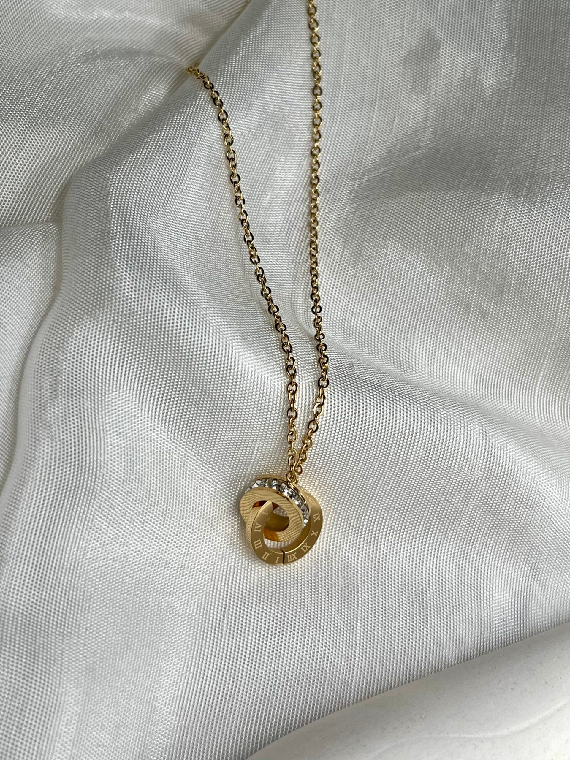 Roman Numerals Pendant