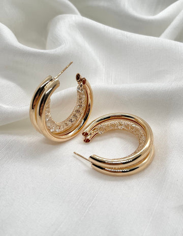 Triple Layered Hoops