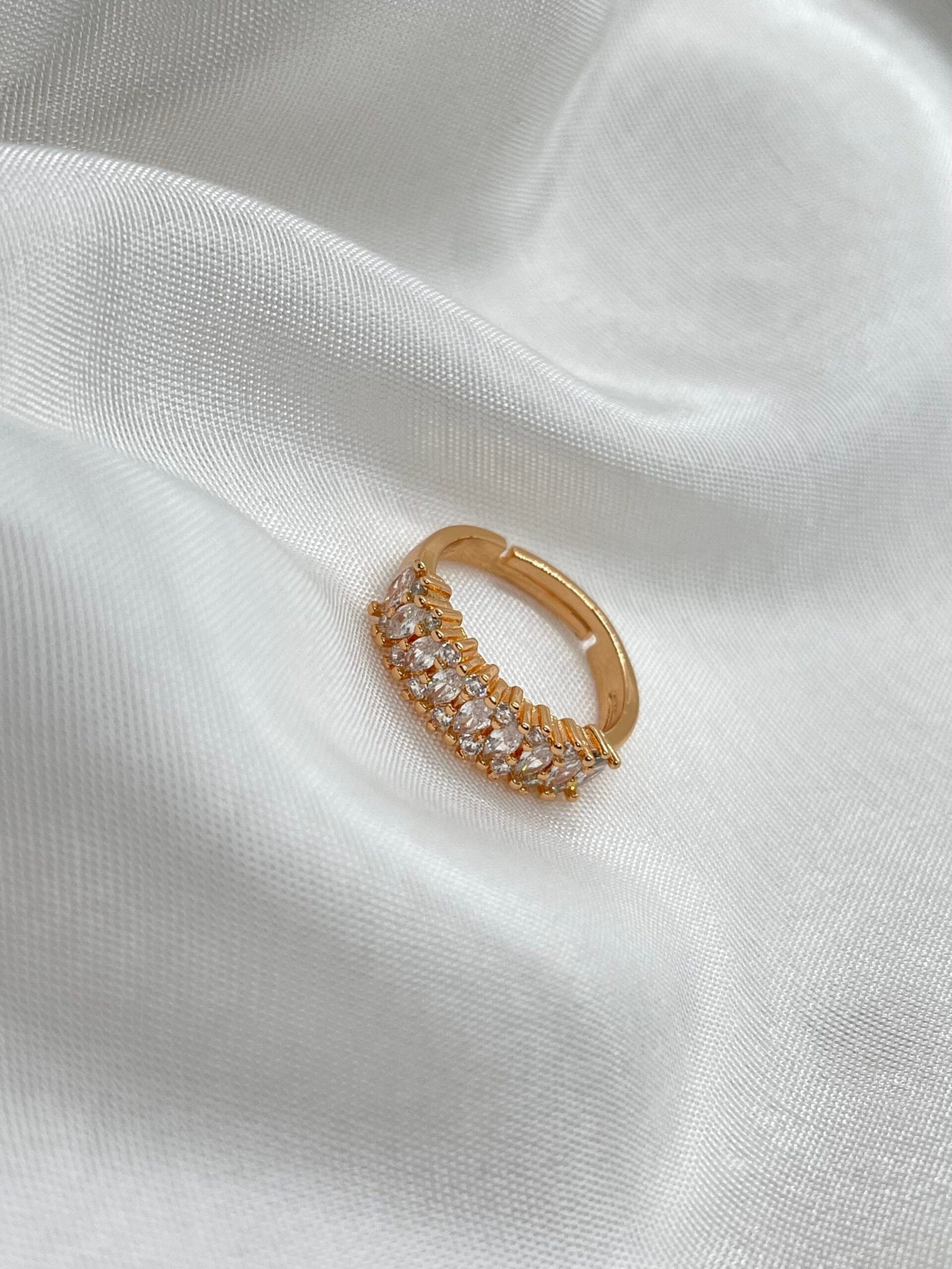 Crystal Gold Ring