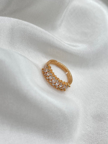 Crystal Gold Ring