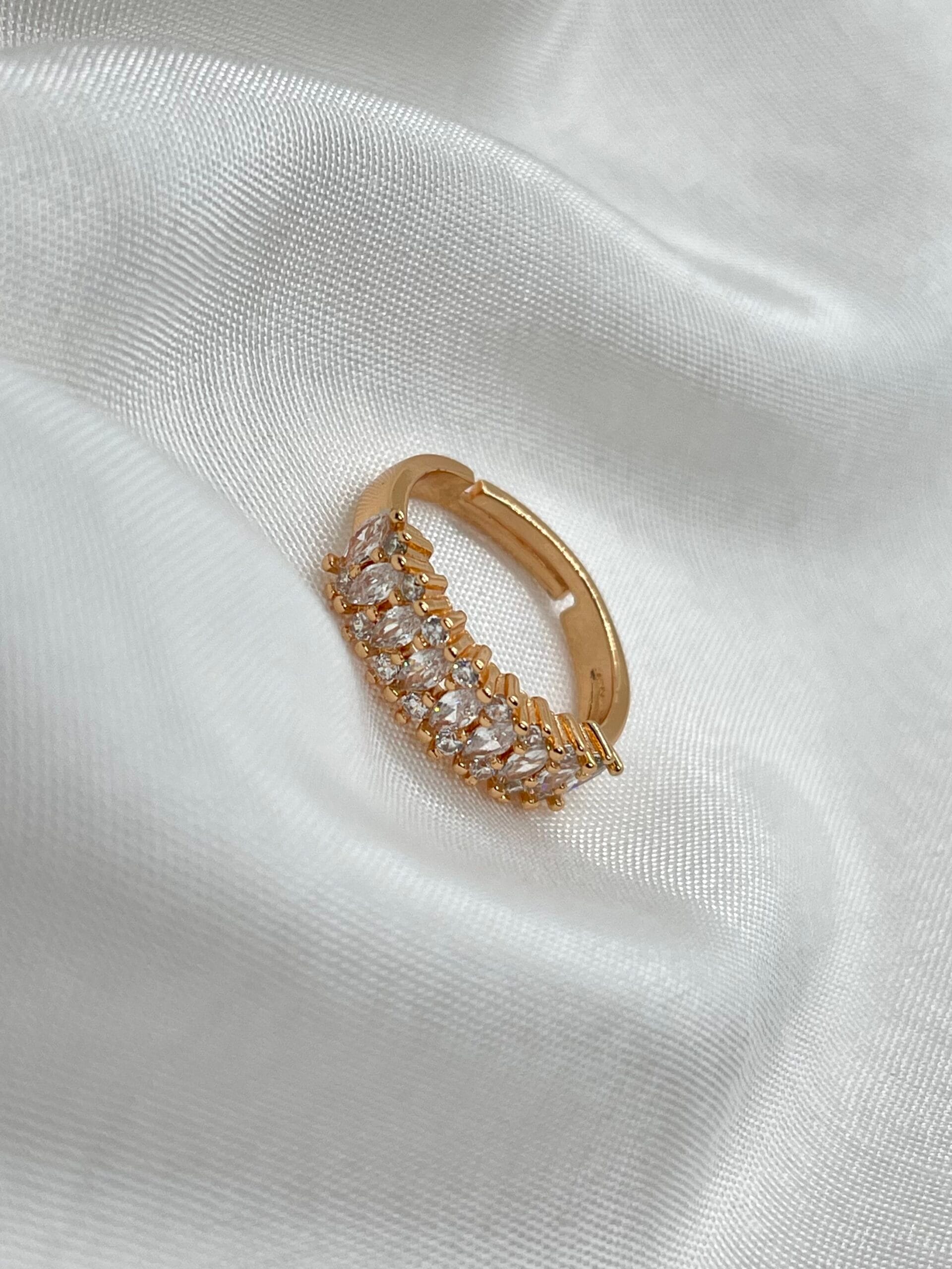 Crystal Gold Ring